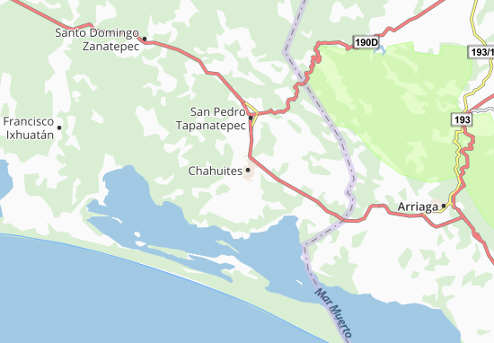 Chahuites Map