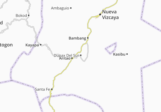Karte Stadtplan Dupax Del Sur