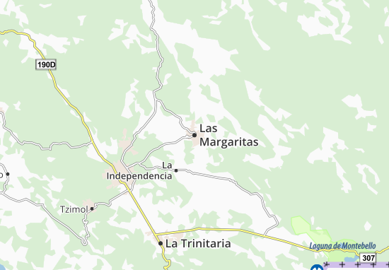 Mapa Las Margaritas