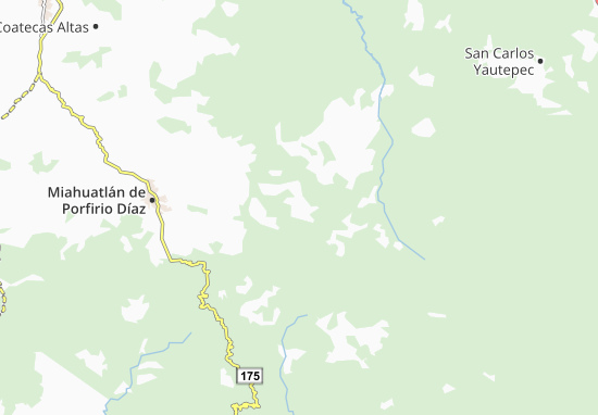San Cristóbal Amatlán Map