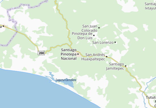 Mapa Santiago Pinotepa Nacional