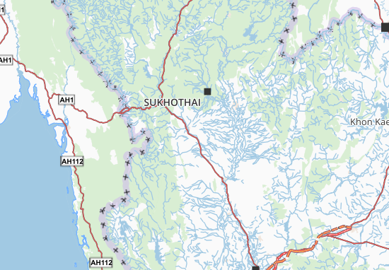 Mapa Kamphaeng Phet