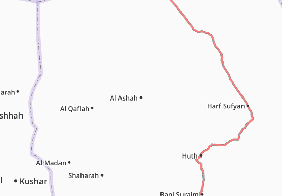 Mapa Al Ashah