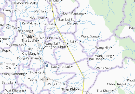 Kaart Plattegrond Wang Sai Phun