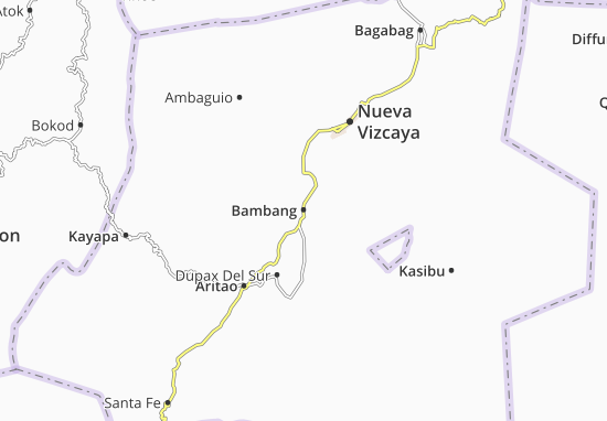 Karte Stadtplan Bambang