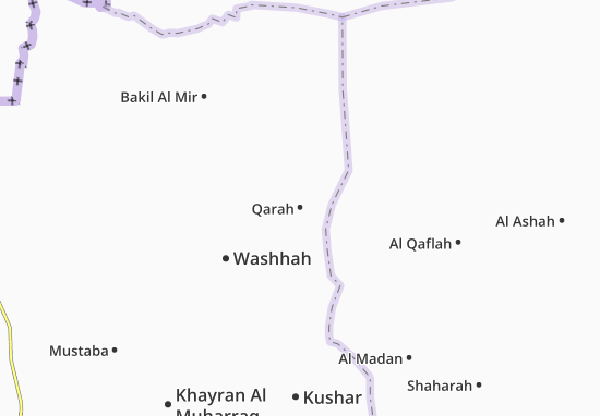 Karte Stadtplan Qarah