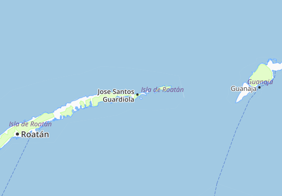 Mapa Isla de Santa Elena