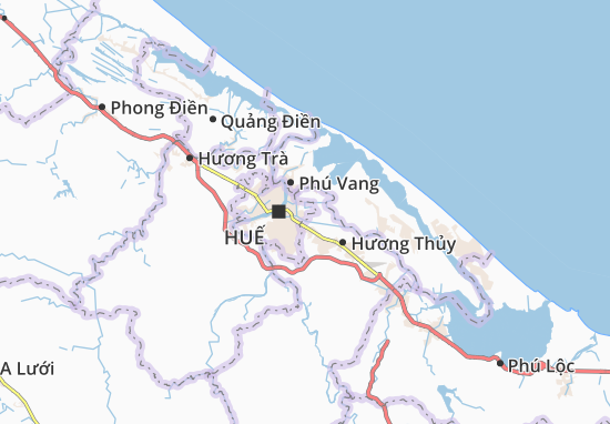 Kaart Plattegrond An Đông