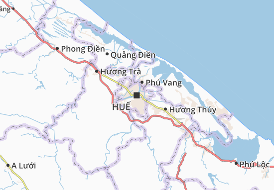 Kaart Plattegrond Huế