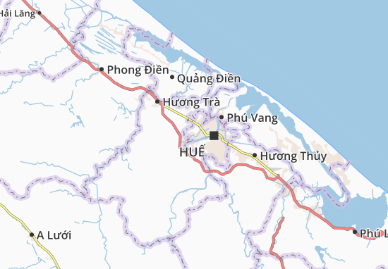 Mapa Hương Long