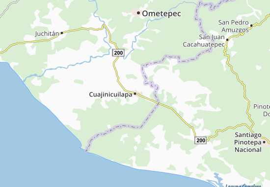 Kaart Plattegrond Cuajinicuilapa