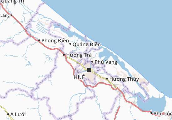 Kaart Plattegrond Hương Vinh