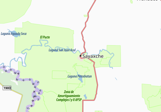 Sayaxche Map