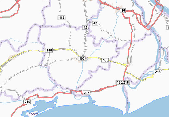 Karte Stadtplan Bhimavaram