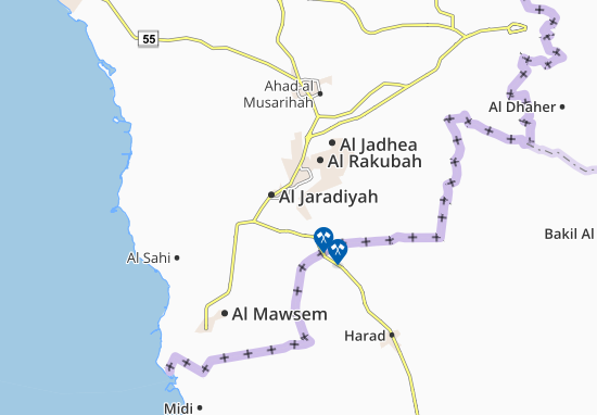 Karte Stadtplan Al Najamiah