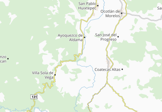 Mapa San Andrés Zabache