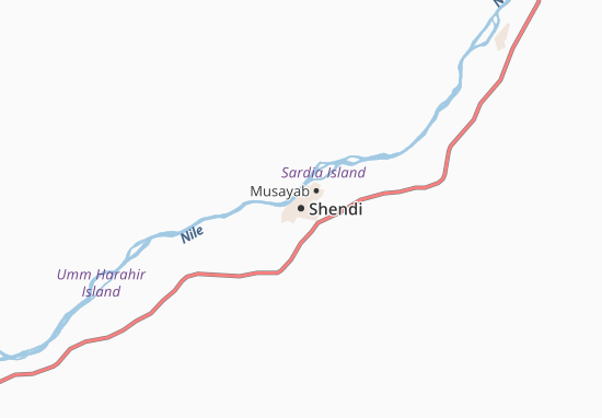Mapa Shendi