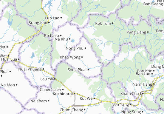Mapa Khao Wong