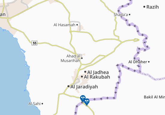 Ahad al Musarihah Map