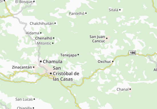 Mapa Tenejapa