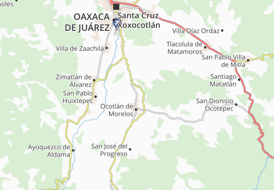 Carte-Plan San Juan Chilateca
