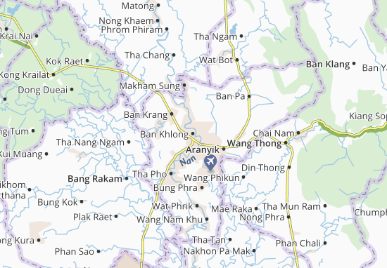 MICHELIN-Landkarte Ban Khlong - Stadtplan Ban Khlong - ViaMichelin