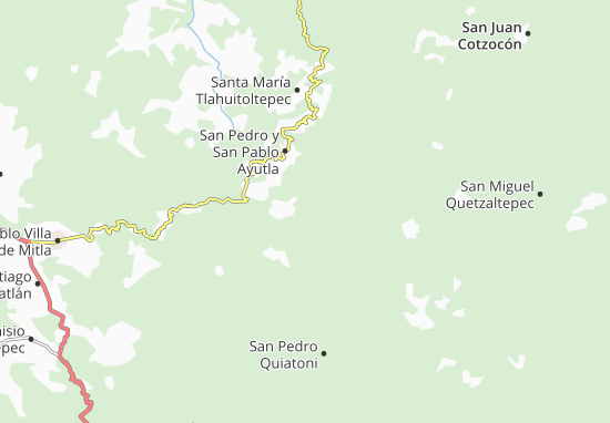 Mapa Santo Domingo Tepuxtepec
