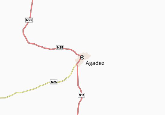 Mapa Agadez