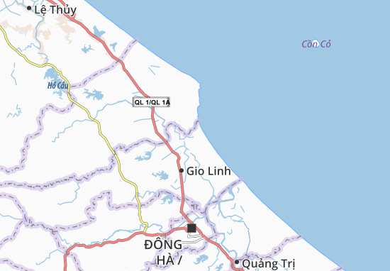 Karte Stadtplan Trung Giang