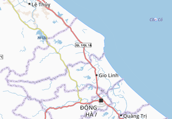 Mapa Vĩnh Sơn
