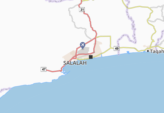 Mapa Middle Salalah