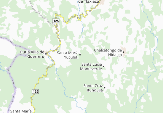 Mapa Santiago Nuyoó
