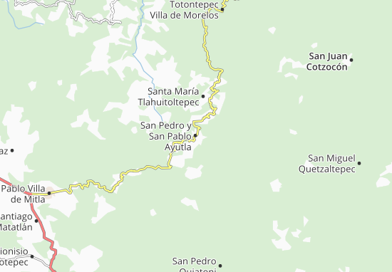 Mapa San Pedro y San Pablo Ayutla