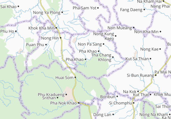 Kaart Plattegrond Pha Khao