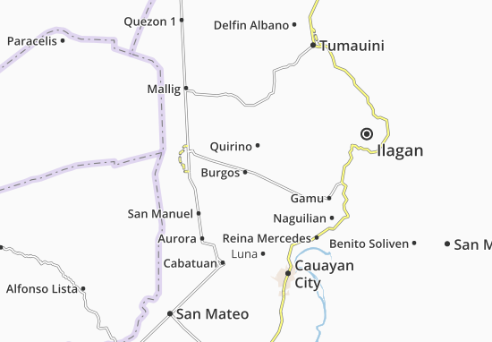 Karte Stadtplan Burgos