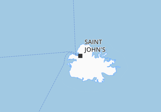 Mapa Saint John&#x27;s