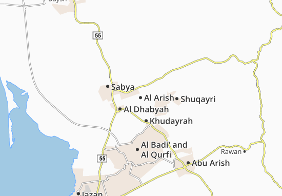 Kaart Plattegrond Al Arish