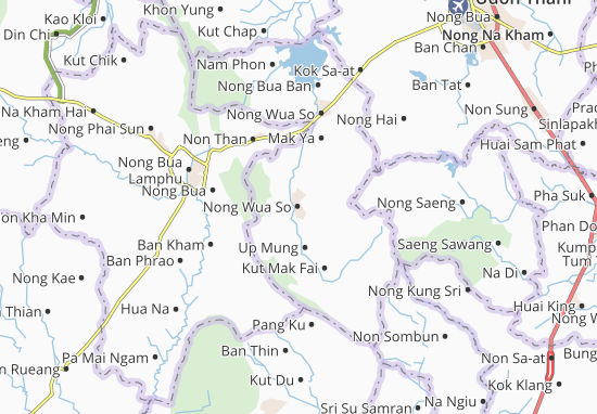 Kaart Plattegrond Nong Wua So