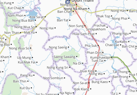 Karte Stadtplan Nong Saeng