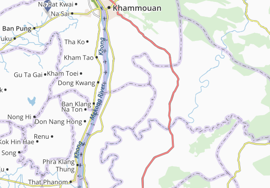 Karte Stadtplan Ban Nahoun