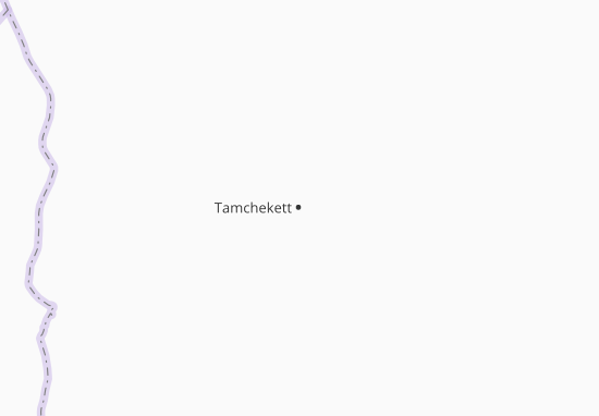 Mapa Tamchekett