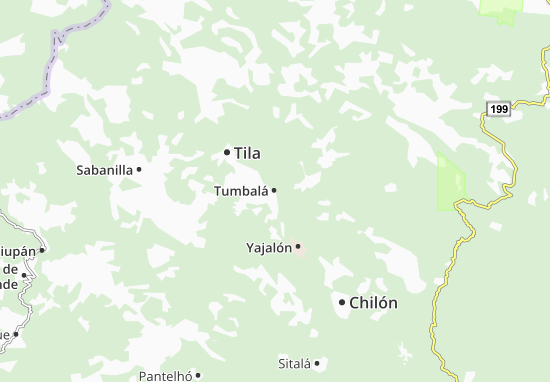 Karte Stadtplan Tumbalá