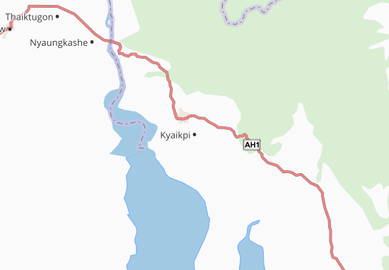Kaart Plattegrond Kyaikpi