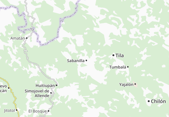 Karte Stadtplan Sabanilla