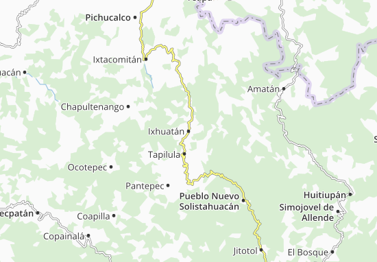 Mapa Ixhuatán