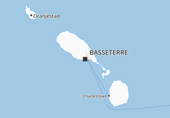 Mapa Basseterre
