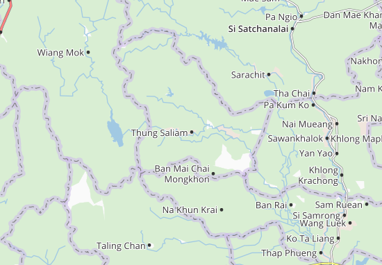 Karte Stadtplan Thung Saliam