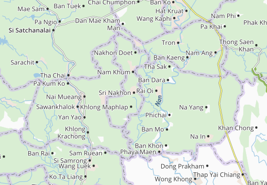 Mapa Sri Nakhon