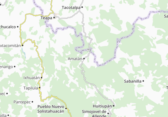 Mapa Amatán