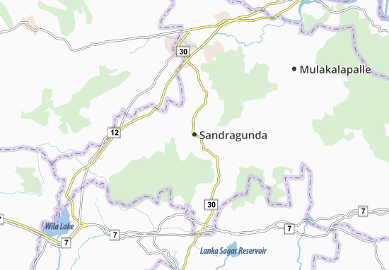 Mapa Sandragunda